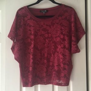 FOREVER 21 LACE TOP